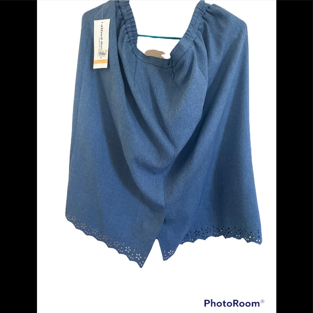 COPY - Women’s Alfred dunner women’s skirt color sapphire size 24W